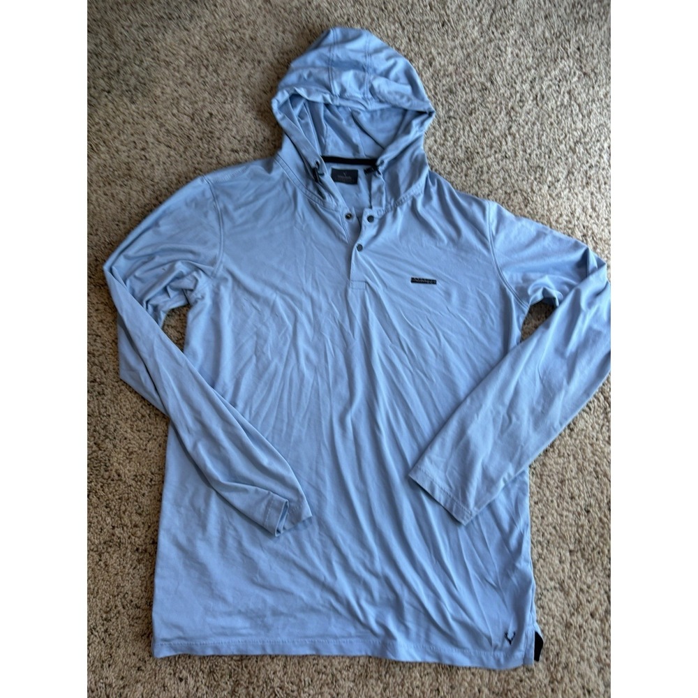 Allen Solly Airportable Men's‎ Blue Hoodie Shirt Size Large